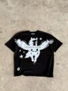 Pegasus Oversized Tee In Black