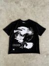 Eagle Oversized Tee In Black