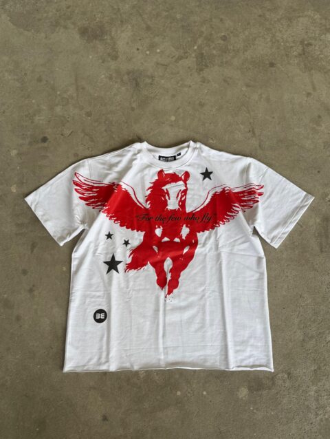 Pegasus Oversized Tee In White